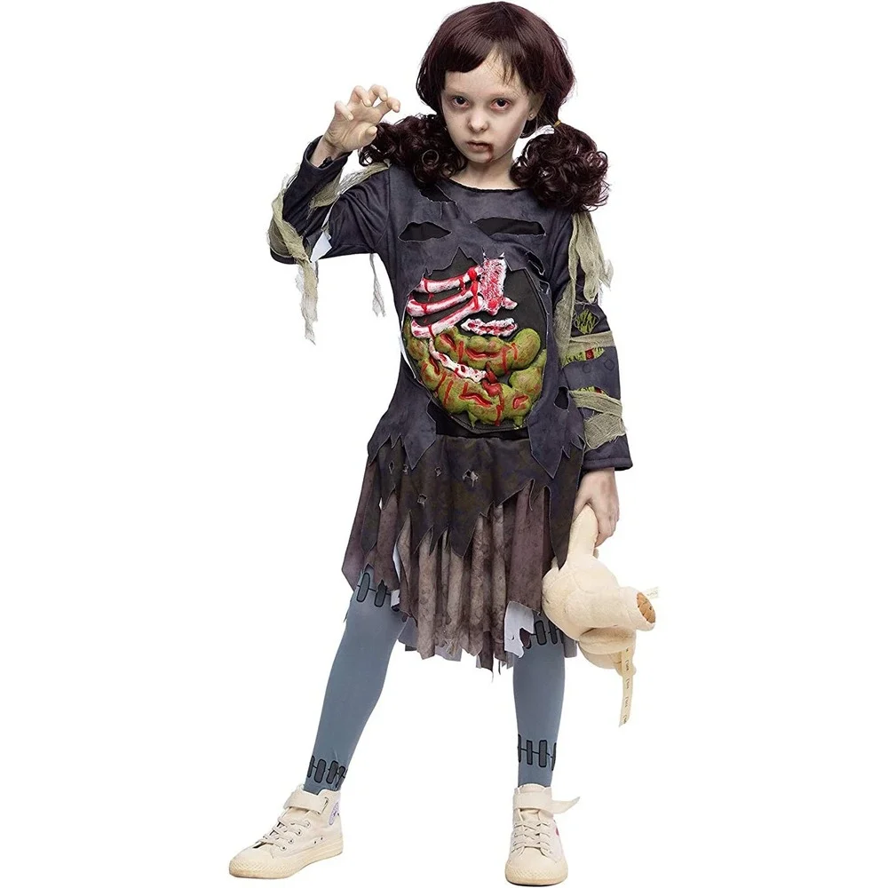 Spooktacular Creations Scary Halloween Zombie Girl, Medium